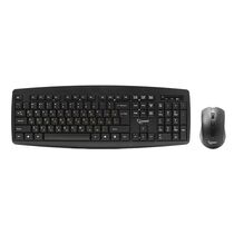Комплект (клавиатура + мышь) Gembird KBS-8000, беспроводная, USB, черный (KBS-8000)