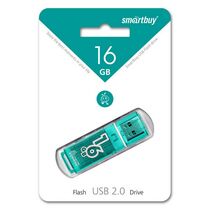 Флеш-накопитель Smartbuy 16Gb USB2.0 Glossy Зеленый (SB16GBGS-G)