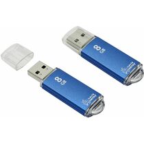 Флеш-накопитель Smartbuy 8Gb USB2.0 V-Cut Голубой (SB8GBVC-B)