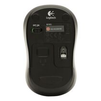 Мышь Logitech M185 оптическая, беспроводная, Радио USB, серый (910-002238)