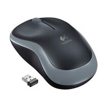 Мышь Logitech M185 оптическая, беспроводная, Радио USB, серый (910-002238)
