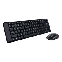 Комплект (клавиатура + мышь) Logitech MK220, беспроводной, Радио(USB), черный (920-003169)