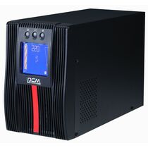ИБП PowerCom MAC-1000 1000 ВА/ 1000 Вт, 4*IEC 320 C13 (компьютерный), AVR, RS-232, USB ( Аккумулятор 12 V/ 9,0 Ah*2)