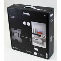 Крепление для ТВ наклонное 19"-48" Hama  нагрузка max 25 кг, наклон +5°/ -15°,, чёрный (TILT TV Premium (1079700))