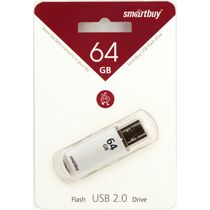 Флеш-накопитель Smartbuy 64Gb USB2.0 V-Cut Серебристый (SB64GBVC-S)