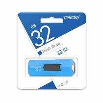Флеш-накопитель Smartbuy 32Gb USB2.0 Stream Синий (SB32GBST-B)