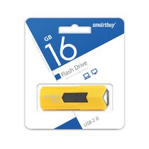 Флеш-накопитель Smartbuy 16Gb USB2.0 STREAM Желтый (SB16GBST-Y)