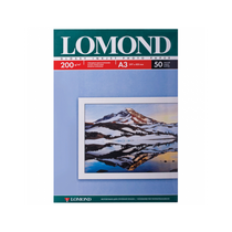Фотобумага Lomond глянцевая, А3, Односторонняя (29,7X42см), 200 г/ м2, 50 л, для струйной печати (0102024)