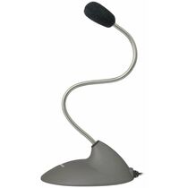Микрофон Defender MIC-111 mini jack 3.5 mm, серый (64111)