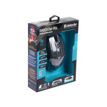 Мышь Defender Shock GM-110L проводная, черный, USB,  оптическая , игровая (52110)