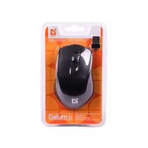 Мышь Defender Datum MM-265 беспроводная, черный, Радио USB,  оптическая (52265)
