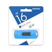 Флеш-накопитель Smartbuy 16Gb USB2.0 STREAM Синий (SB16GBST-B)