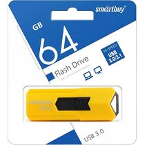 Флеш-накопитель Smartbuy 64Gb USB2.0 STREAM Желтый (SB64GBST-Y)
