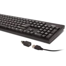 Клавиатура Sven Standard 303, проводная, USB+PS/ 2, черный (SV-03100303PU)