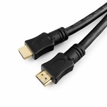 Кабель HDMI 15м Gembird/ Cablexpert v1.4 черный, позол. разъемы, экран, пакет (CC-HDMI4-15M)