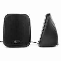 Акустическая система Gembird SPK-100 2.0 6W, mini Jack 3.5 мм, черный (SPK-100)