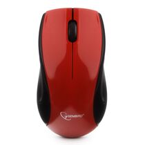 Мышь Gembird MUSW-320-R оптическая, беспроводная, Радио USB, красный (MUSW-320-R)