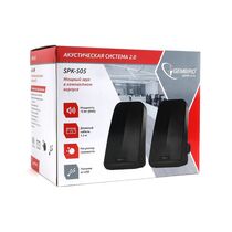 Акустическая система Gembird 2.0 SPK-505 10W, mini Jack 3.5 мм, черный (SPK-505)