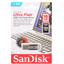 Флеш-накопитель Sandisk 16Gb USB2.0 Ultra Flair Серебристый (SDCZ73-016G-G46)