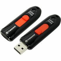 Флеш-накопитель Transcend 64Gb USB2.0 JetFlash 590 черный/ красный (TS64GJF590K)