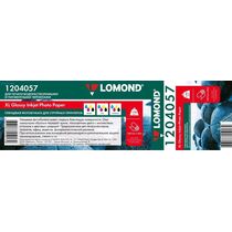 Бумага рулонная Lomond Глянцевая, фотобумага, XL Glossy Inkjet Photo Paper, 1067 мм, 30 м, 170 гр/ м², 2 дюйма (50.8 мм) (1204057)