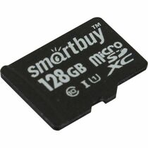 Карта памяти microSDXC 128Gb Smartbuy Class 10 без адаптера (SB128GBSDCL10-00)