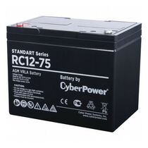 АКБ 12 V 075 Ah CyberPower Standart series, (RС 12-75) для использования в ЦОД и системах связи.