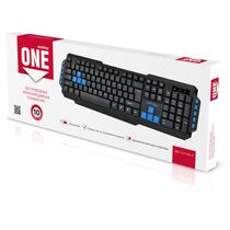 Клавиатура Smartbuy ONE 231, беспроводная, мультимедийная, Радио(USB), черный (SBK-231AG-K)
