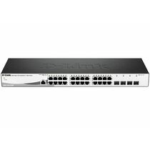 Управляемый коммутатор 24 порта: D-Link DGS-1210-28/ ME (24х10/ 100/ 1000 Мбит/ с,4хSFP) 2 уровня