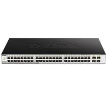 Управляемый коммутатор 48 портов: D-Link WebSmart DGS-1210-52/ ME (48х10/ 100/ 1000 Мбит/ с,4хSFP) 2 уровня