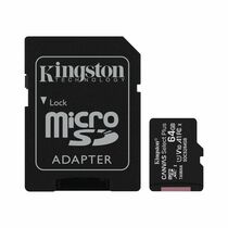 Карта памяти SDXC 64Gb Kingston UHS-I + адаптер SD (SDCS2/ 64GB)