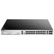 Управляемый коммутатор 30 портов: D-Link DGS-3130-30PS/ A1A (,2х10G,24хSFP,4хSFP+) 2+ уровня