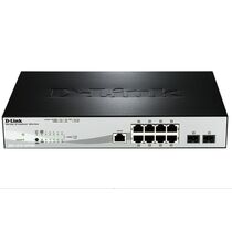 Управляемый коммутатор 10 портов: D-Link DGS-1210-10P/ ME/ A1A (8х10/ 100/ 1000 Мбит/ с,2хSFP) 2 уровня