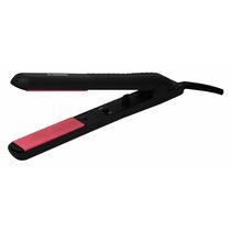 Выпрямитель для волос Starwind SHE5500 черный/ розовый (25 Вт, нагрев до 200 °C, покрытие - керамика)