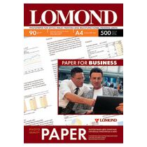 Фотобумага Lomond односторонняя, матовая, A4, 90 гр/ м2, 500л (0102131) для струйной печати