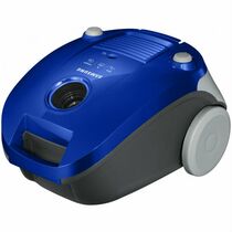 Пылесос Samsung VCC4140V3A синий (1600 Вт, уборка: сухая, пылесборник:  мешок)