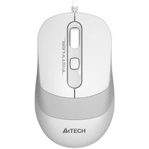 Мышь A4Tech Fstyler FM10 оптическая, проводная, USB, офисная, бело-серый (FM10 WHITE)