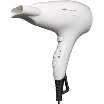 Фен Braun HD 180 белый (1800 Вт, режимов - 2, насадок - 2)