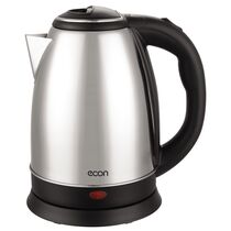 Чайник электрический ECON ECO-1869KE 1.8 л, 1800 Вт, серебристый (корпус - сталь)