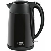Чайник электрический Bosch TWK3P423 1.7 л, 2400 Вт, черный (корпус - сталь)