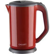 Чайник электрический GALAXY GL 0318 1.7 л, 2000 Вт, красный (корпус - пластик)