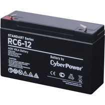 АКБ 6 V 12,0 Ah CyberPower Standart series, (RC 6-12) для использования в ИБП.