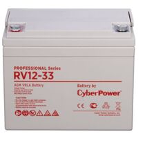 АКБ 12 V 033 Ah CyberPower Professional series, (RV 12-33) для использования в ЦОД и системах связи.