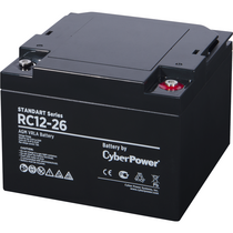 АКБ 12 V 026 Ah CyberPower Standart series, (RC 12-26) для использования в ЦОД и системах связи.
