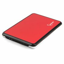Карман для HDD 2.5" Gembird EE2-U3S-61, красный металлик, USB 3.0, SATA, нержавеющая сталь