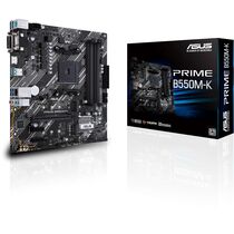 Материнская плата Asus sAM4: PRIME B550M-K [AMD B550, 4*DDR4, 1*PCIEx16, 2*PCIEx1, 4*Sata3, 4 порта*USB3, D-Sub, DVI, HDMI, microATX]