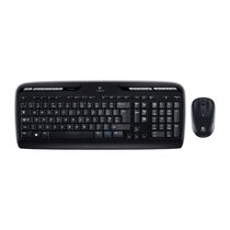 Купить Комплект (клавиатура +мышь) Logitech MK330 беспроводной, мультимедийный, USB, черный (920-003995) в Симферополе, Севастополе, Крыму