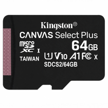 Карта памяти microSDXC 64Gb Kingston UHS-I Class 10 Canvas Select Plus  без адаптера (SDCS2/ 64GBSP)