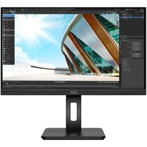 Монитор AOC 27" Professional 27P2Q черный (IPS, 1920х1080, 75 Гц, 4 ms, 250 cd/ m2, 1000:1, audio: 2х2 Вт, D-Sub, DVI, DP)