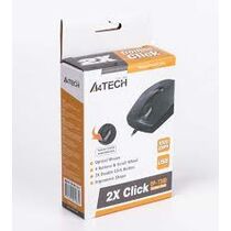 Мышь A4Tech OP-730D оптическая, проводная, USB, офисная, черный (OP-730D)